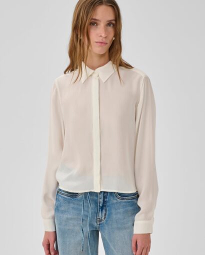 My Essential Wardrobe Silk Short Shirt