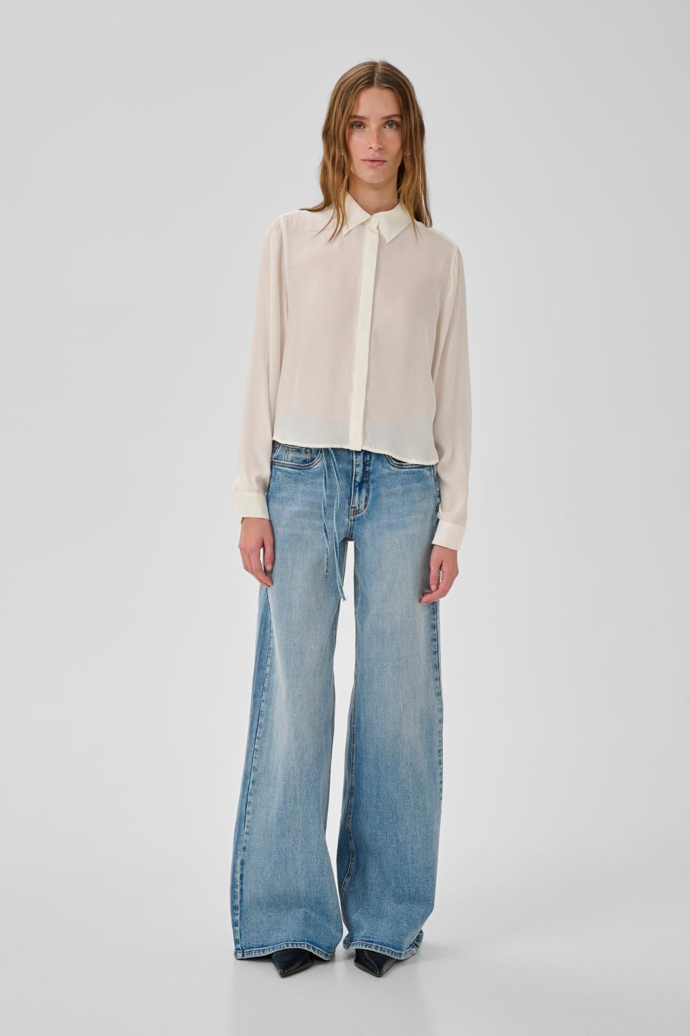 My Essential Wardrobe Silk Short Shirt