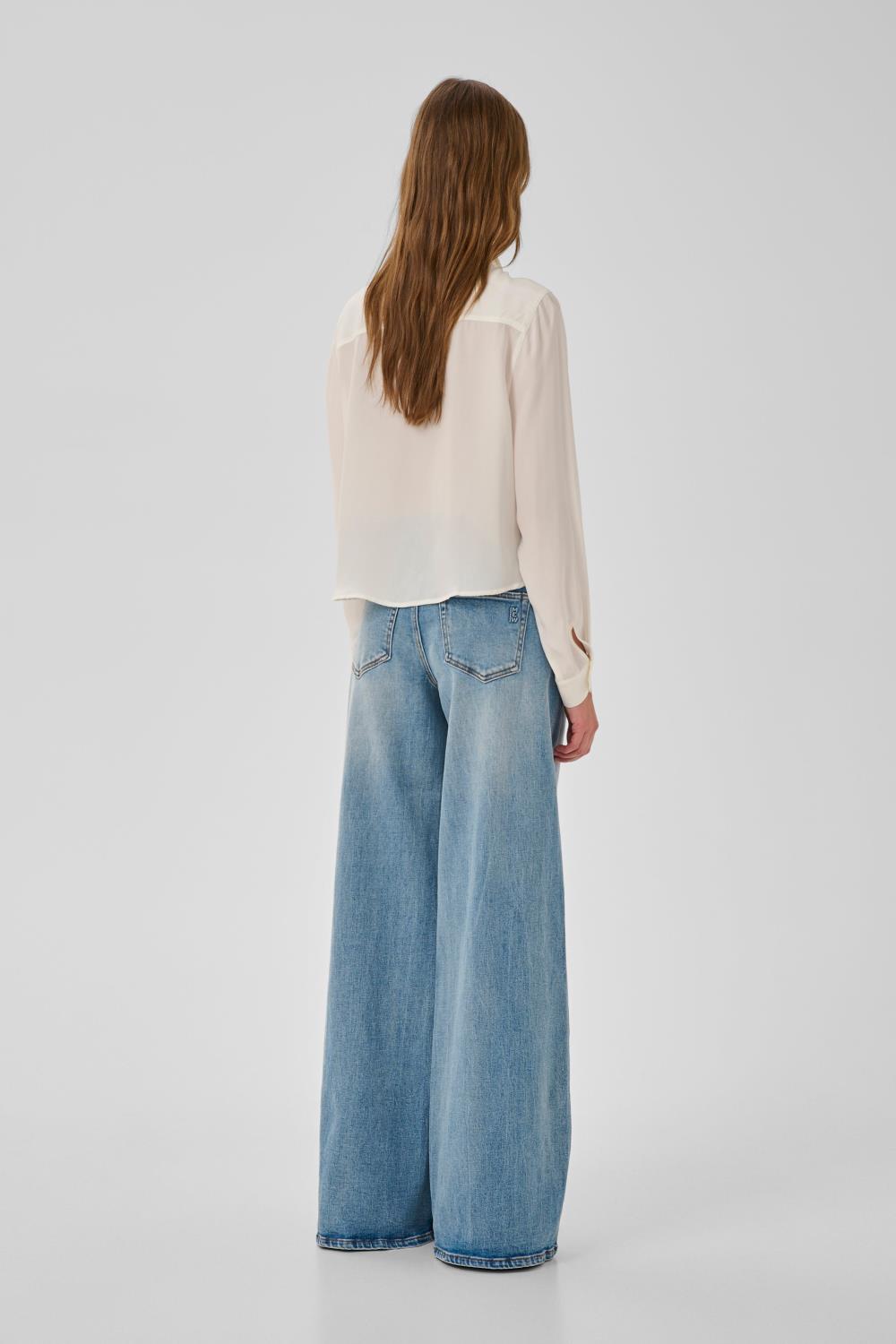 My Essential Wardrobe Silk Short Shirt