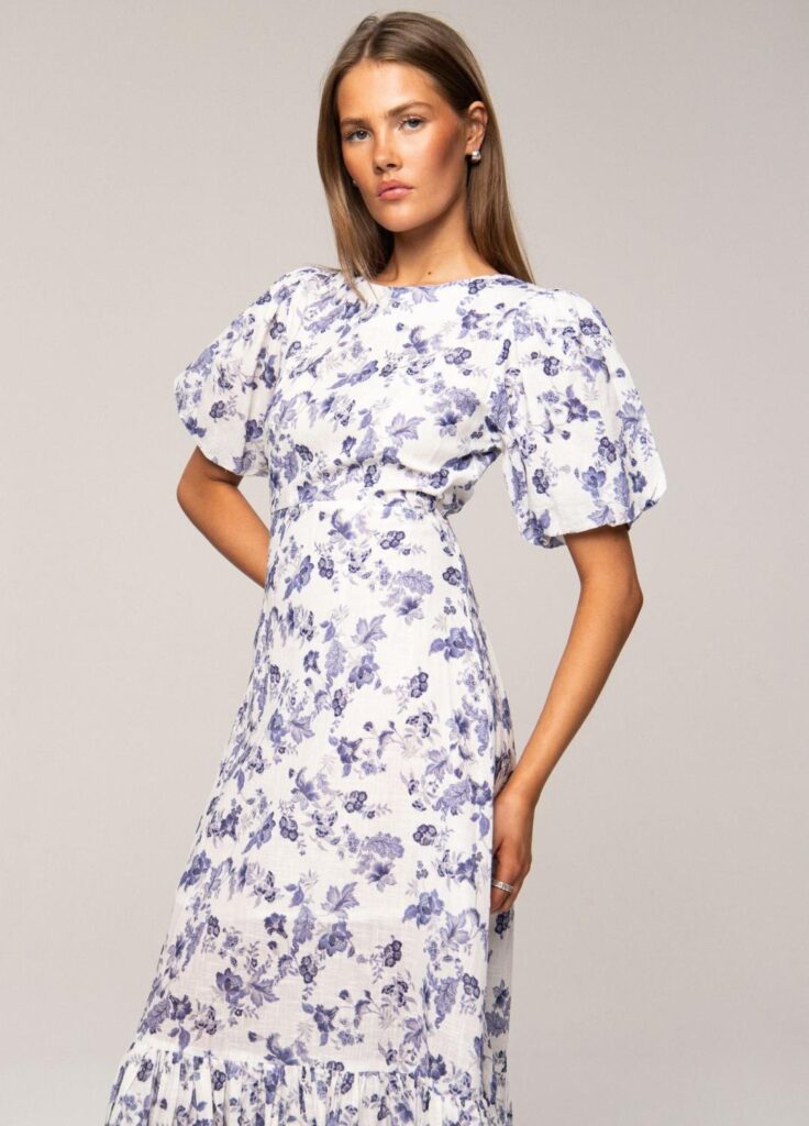 MissMaya Johanna Dress Porcelain Blue