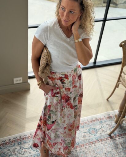 YAS Rosalla Long Skirt – Elegant langt skjørt til dame