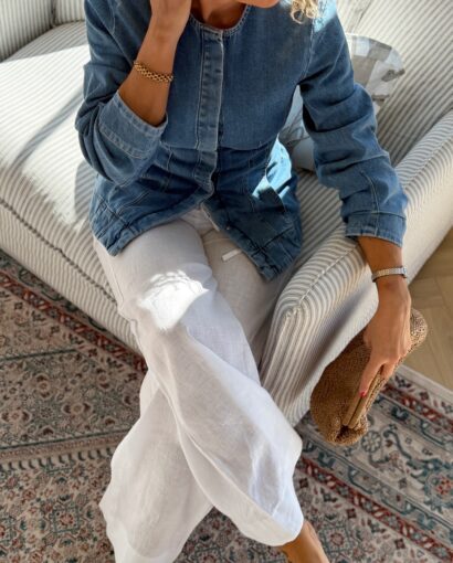 Selected Femme Merle-Kori Denim Jacket - Denimjakke dame