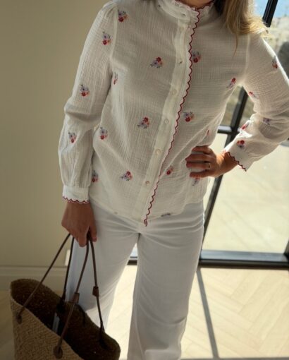 LeCoco Kelly Blouse – Bomullsbluse i myk kvalitet