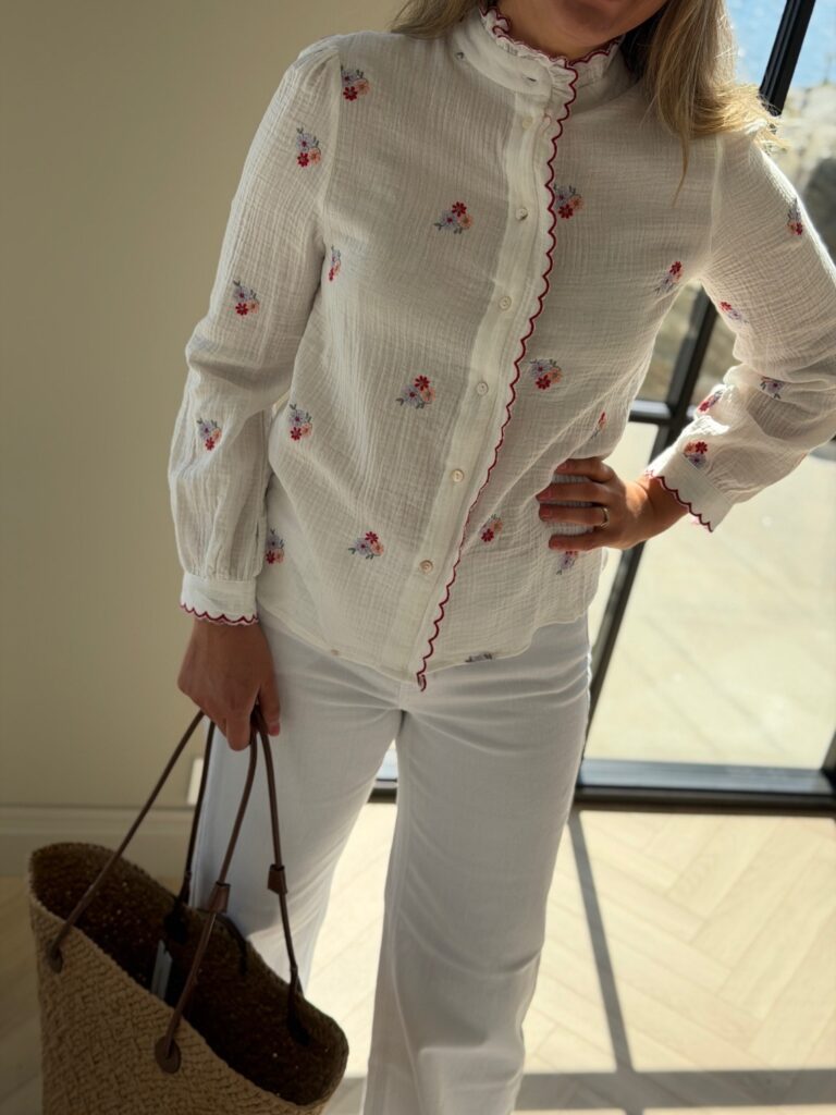 LeCoco Kelly Blouse – Bomullsbluse i myk kvalitet