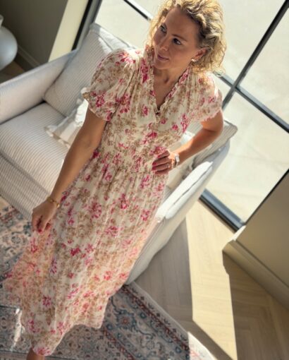 Neo Noir Kanza Flower Rose Dress – Sommerkjole til alle anledninger