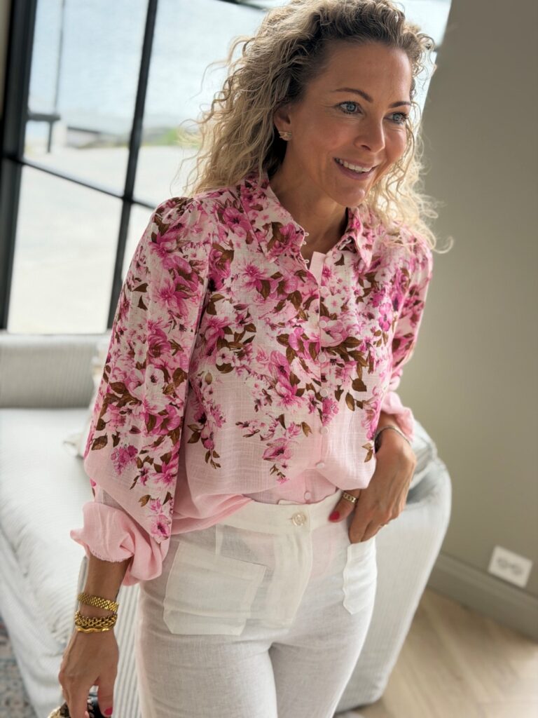 Y.A.S Cleo LS Shirt – Feminin skjorte i linblanding