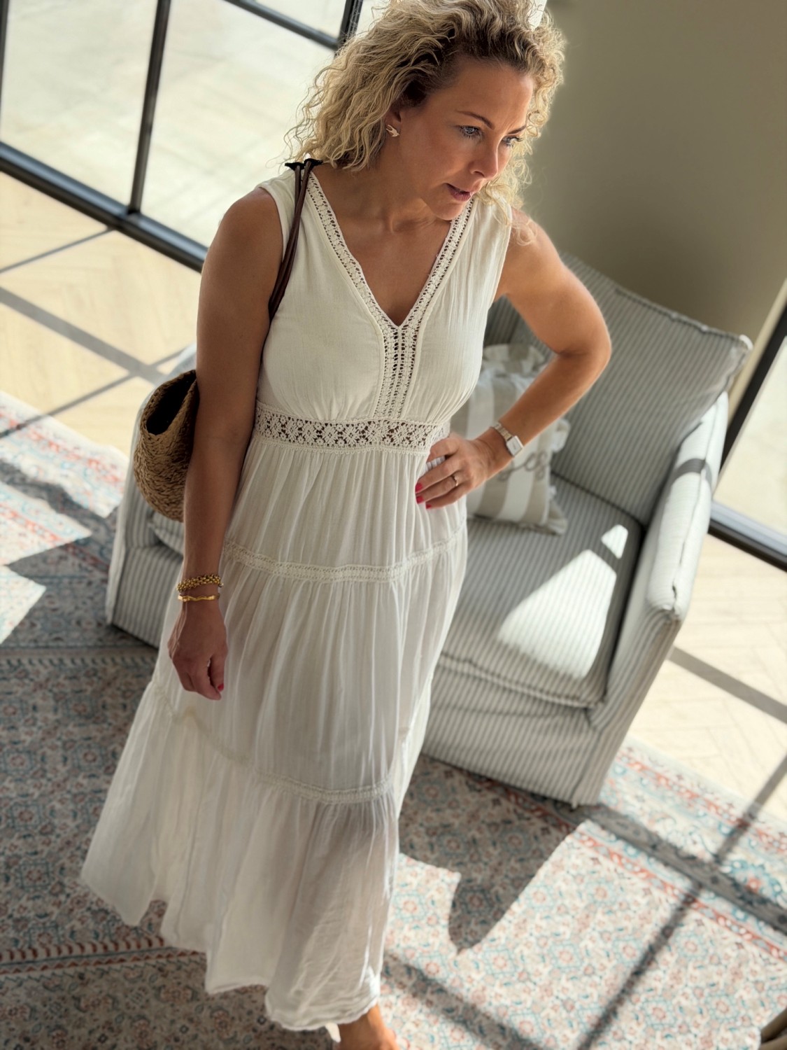 YAS Anini Ankle Dress - Sommerkjole dame