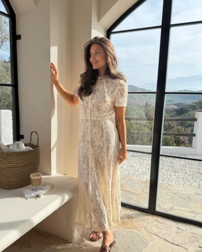 BY IC Ellia Off White Dress -Off white sommerkjole dame
