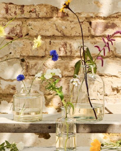 Ib Laursen Vase Anne Klart Glass H:13