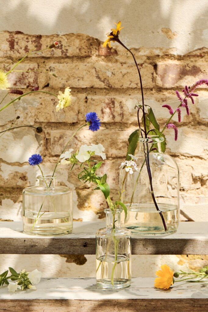 Ib Laursen Vase Anne Klart Glass H:13
