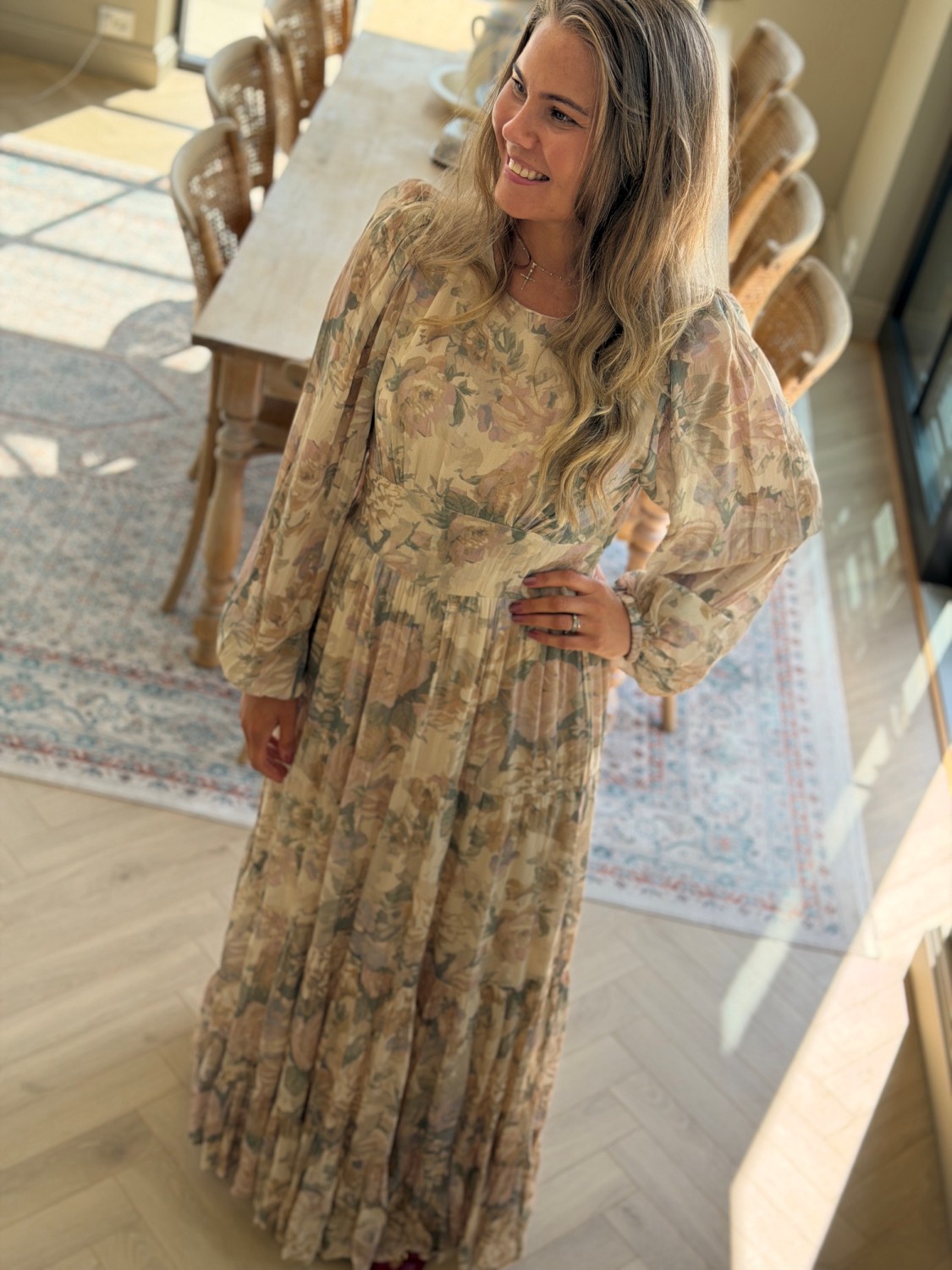 MissMaya Renee Maxi Vintage Mauve – kjole til bryllupsgjest
