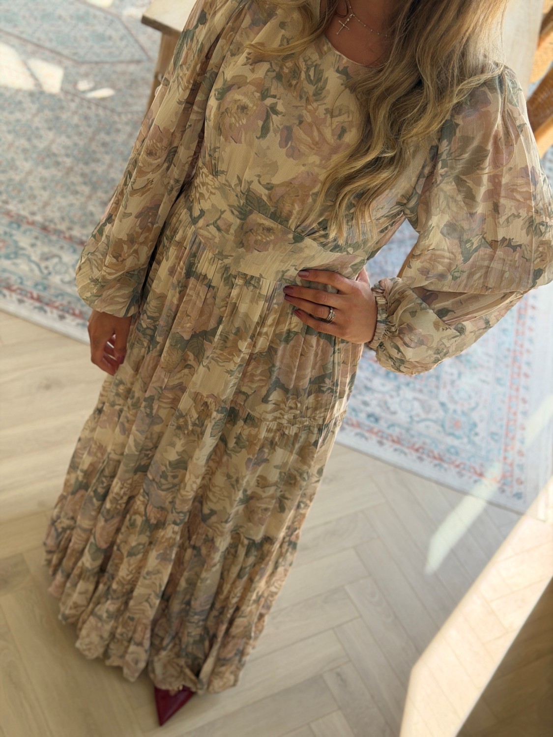 MissMaya Renee Maxi Vintage Mauve – kjole til bryllupsgjest