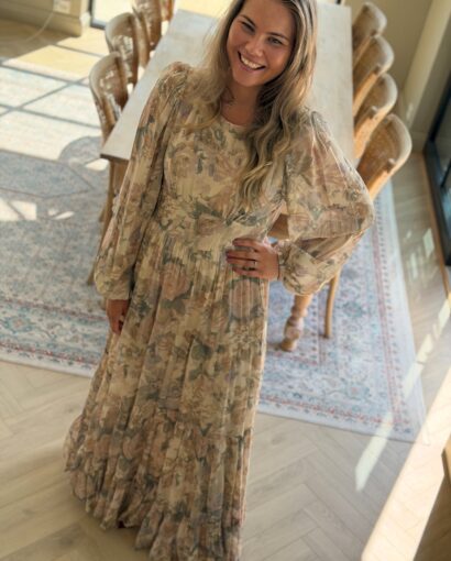 MissMaya Renee Maxi Vintage Mauve – kjole til bryllupsgjest