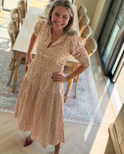 MissMaya Madison Dress Rose Elegance Midi – den perfekte go-to-kjolen