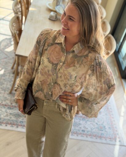 MissMaya Anaya Blouse Vintage Mauve – feminin viskosebluse