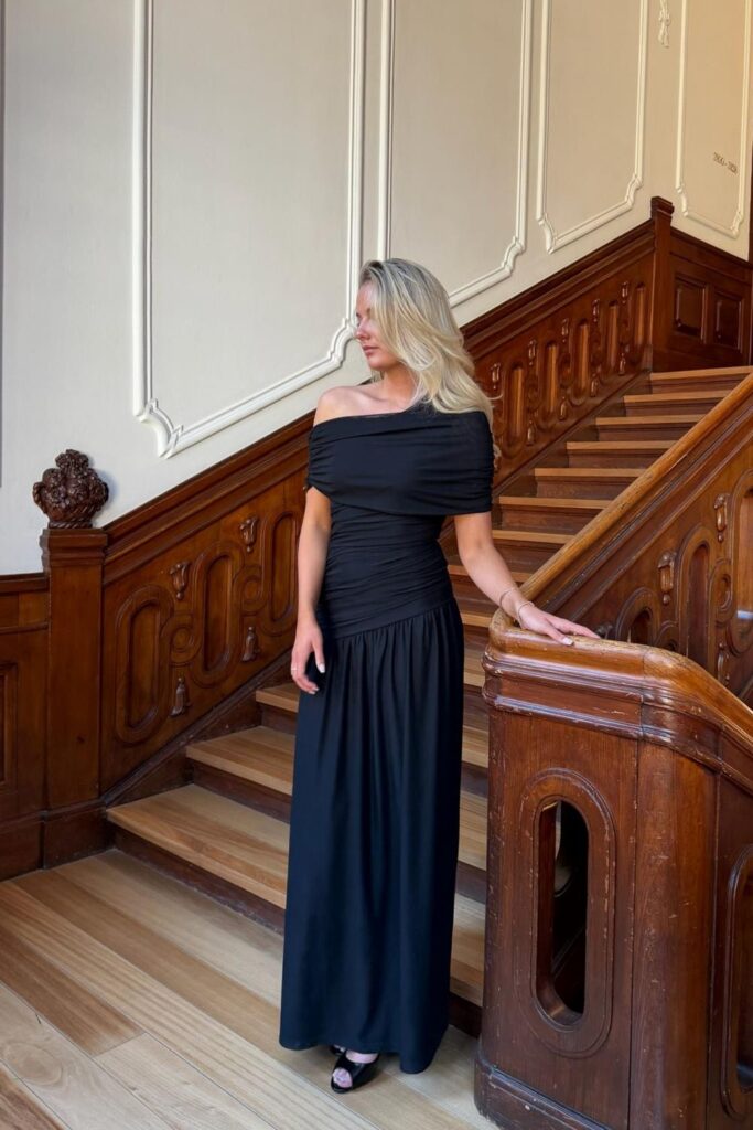 BY IC June Mesh Dress Svart