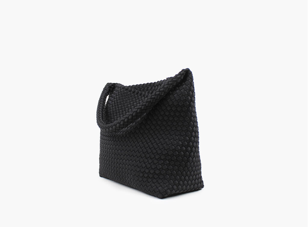 Nohr Annabel Neoprene Bucket Bag - Stor sort hverdagsveske