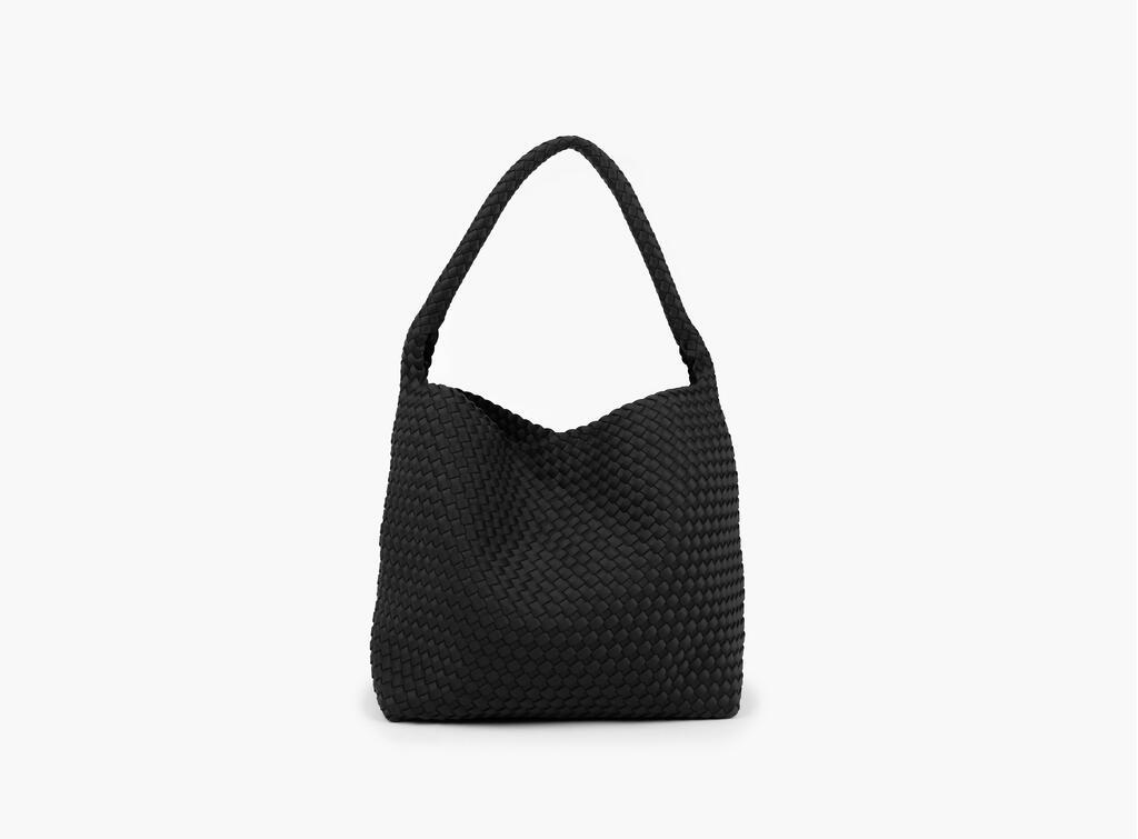 Nohr Annabel Neoprene Bucket Bag – Stor sort hverdagsveske