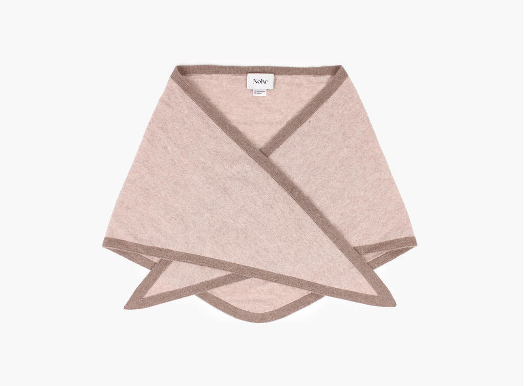 Nohr Lara Duo Triangle Scarf Beige