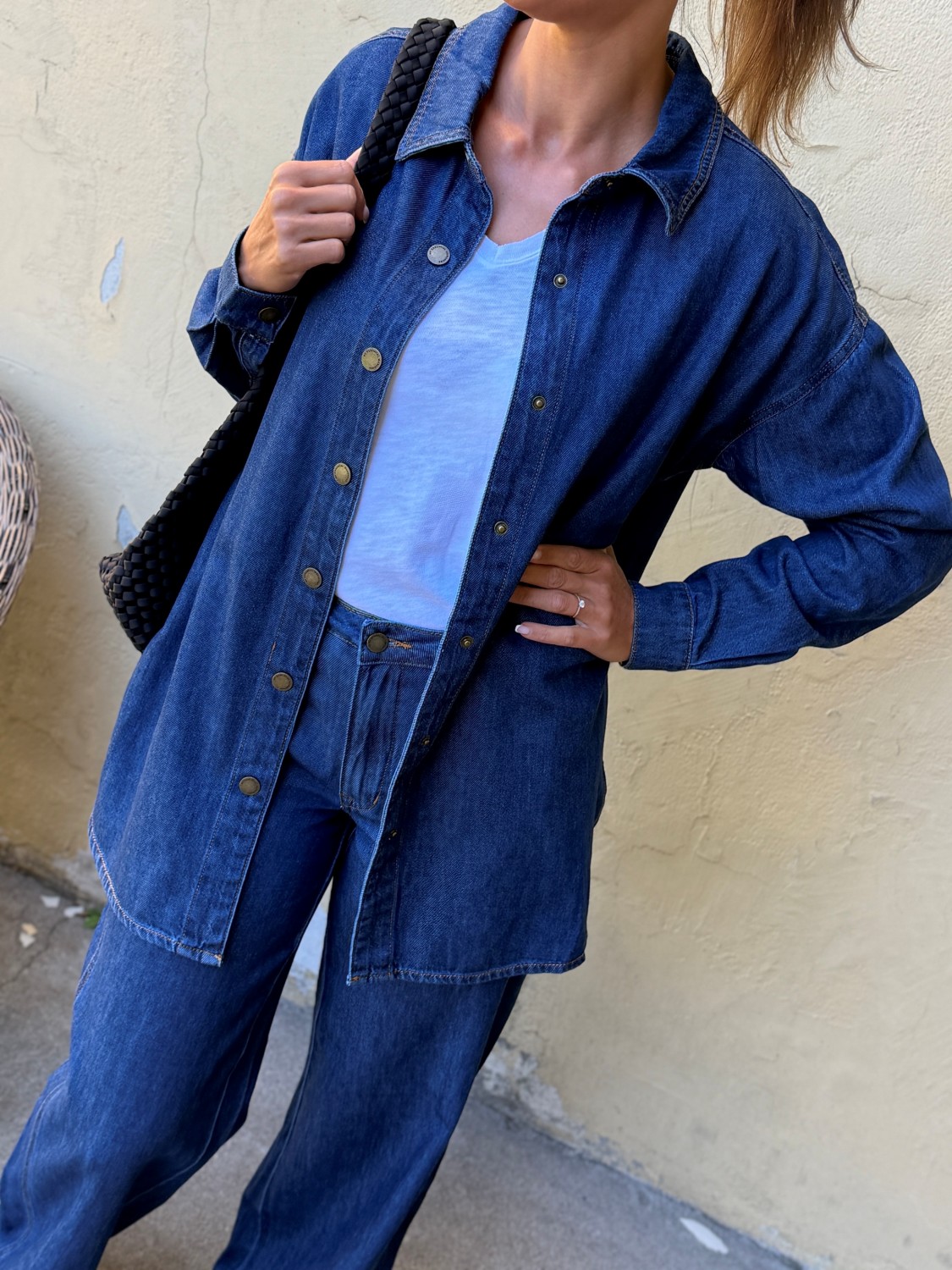My Essential Wardrobe Hilma Denim Shirt – Denimskjorte finnes tilhørende bukse