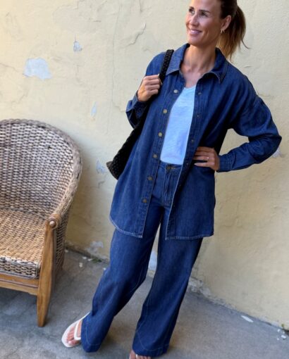 My Essential Wardrobe Hilma Denim Shirt – Denimskjorte finnes tilhørende bukse