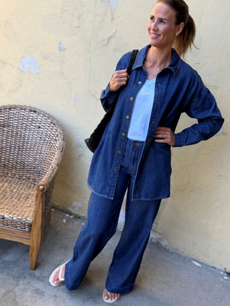 My Essential Wardrobe Hilma Denim Shirt – Denimskjorte finnes tilhørende bukse