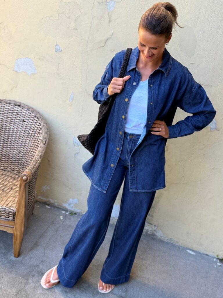 My Essential Wardrobe Hilma X-Wide Jeans 32 – Vide jeans i denimsett