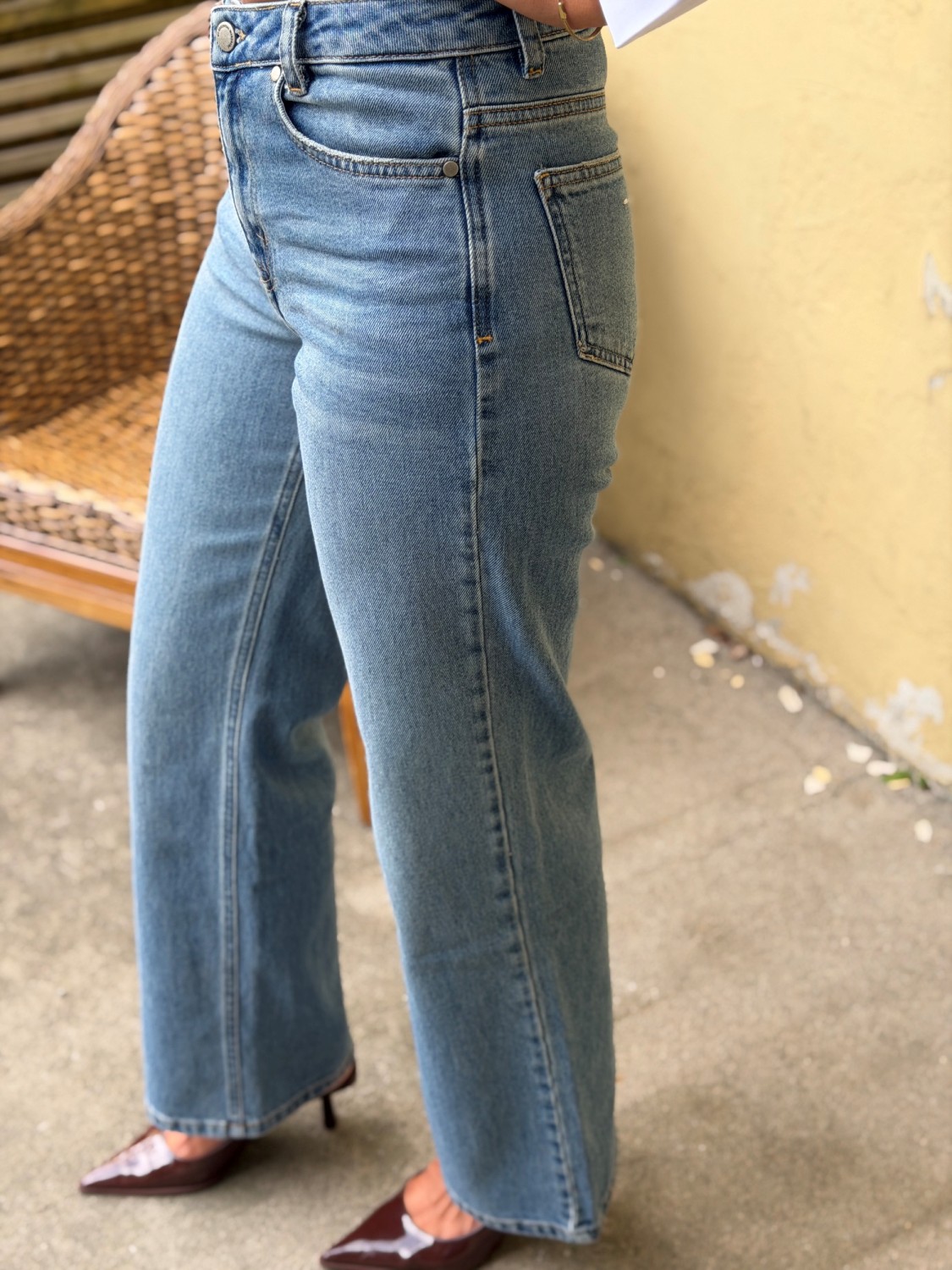 My Essential Wardrobe Louis Wide Limited 32 – Vide jeans i 100 % økologisk bomull