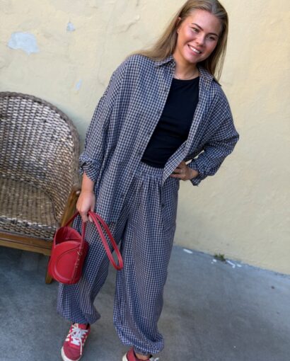 Made Public Lyck Shirt – Rutete skjorte i 100 % bomull