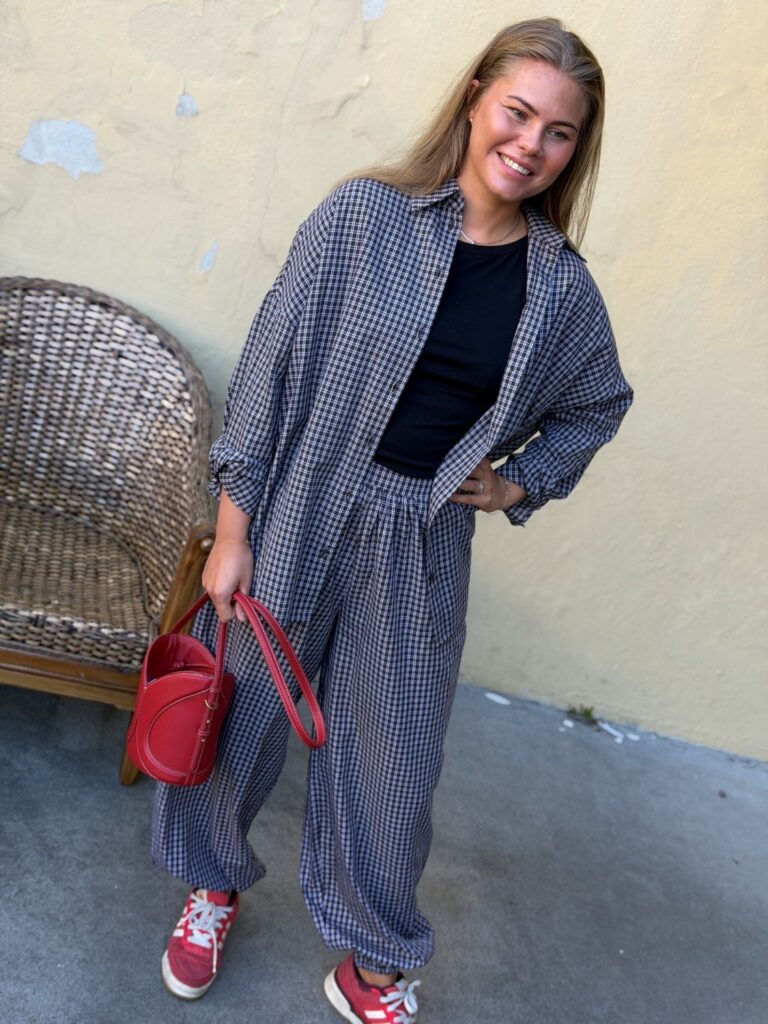 Made Public Lyck Shirt – Rutete skjorte i 100 % bomull