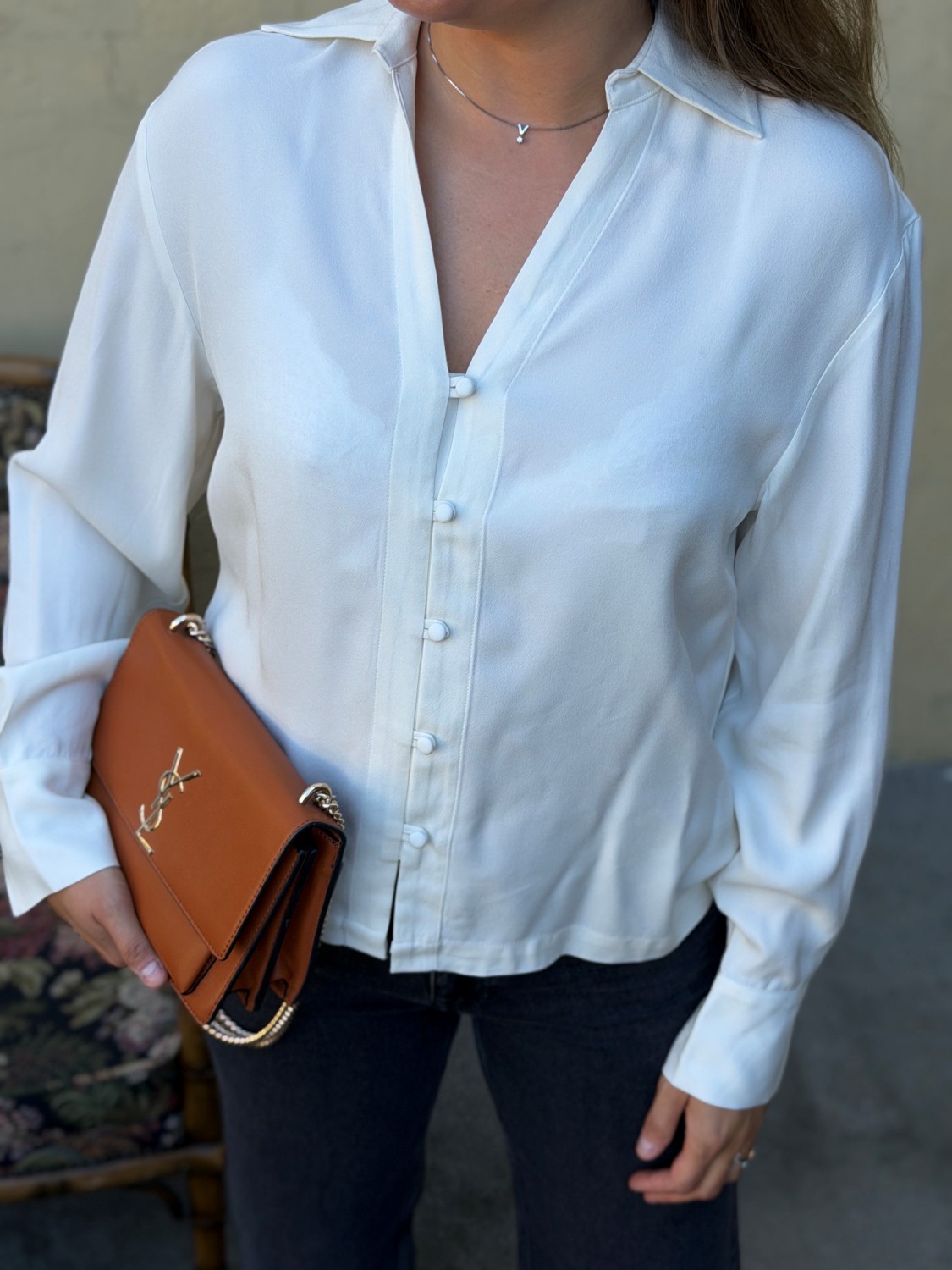 Selected Femme Soler Relaxed Shirt – Feminin skjorte i 100 % viskose