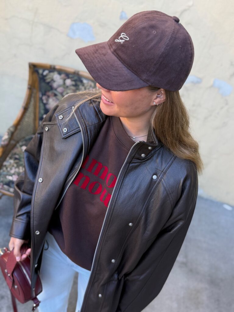 Grace & Mila Auburn Jacket – Jakke i imitert skinn med justerbar midje