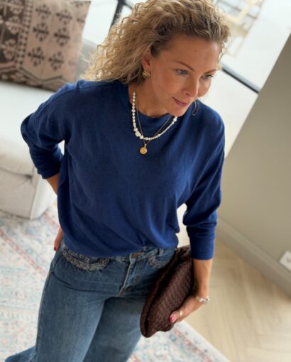 American Vintage Toima Ocean Melange – Myk bomullsgenser
