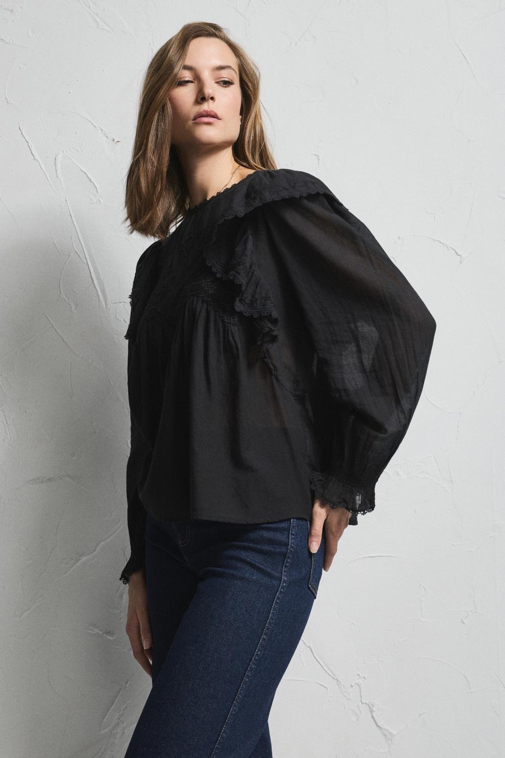 Pia Tjelta Victoria Blouse Black