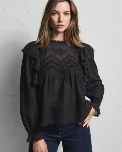 Pia Tjelta Victoria Blouse Black