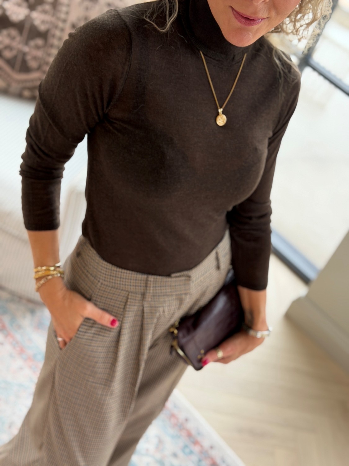 Selected Femme Vendy Wool Roll Neck Delicioso – Genser i 100% ull