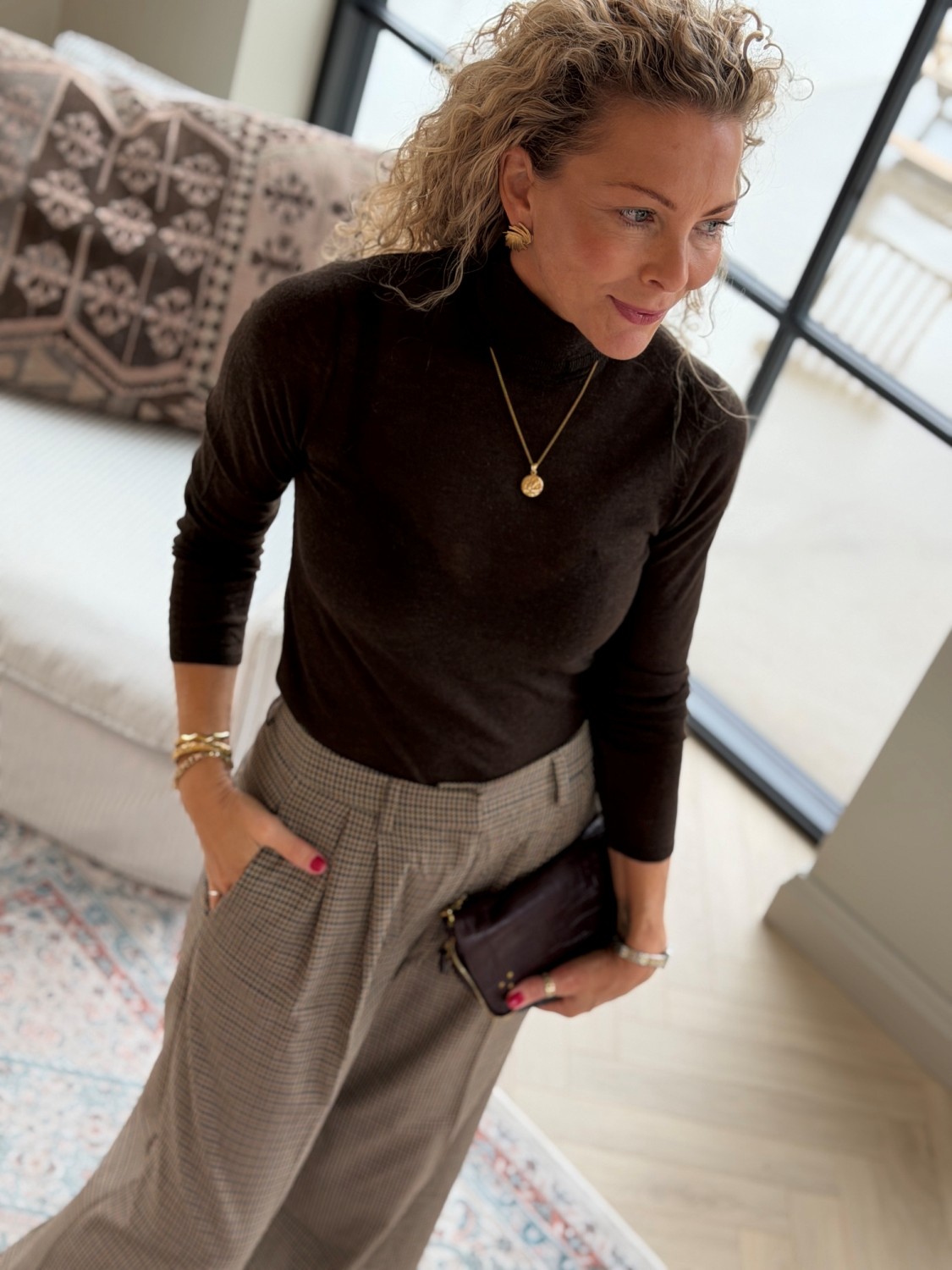 Selected Femme Vendy Wool Roll Neck Delicioso – Genser i 100% ull
