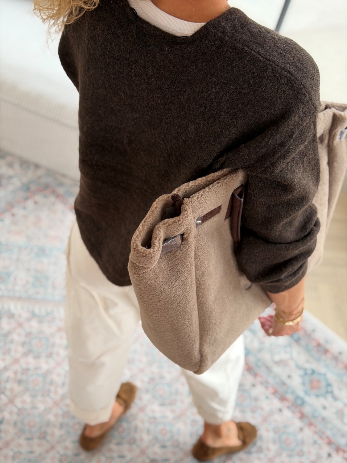 Selected Femme Lulu Duffle Knit Cardigan - Cardigan med duffelknepping