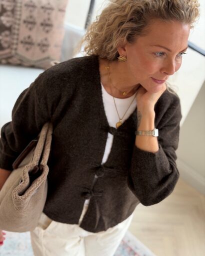 Selected Femme Lulu Duffle Knit Cardigan - Cardigan med duffelknepping