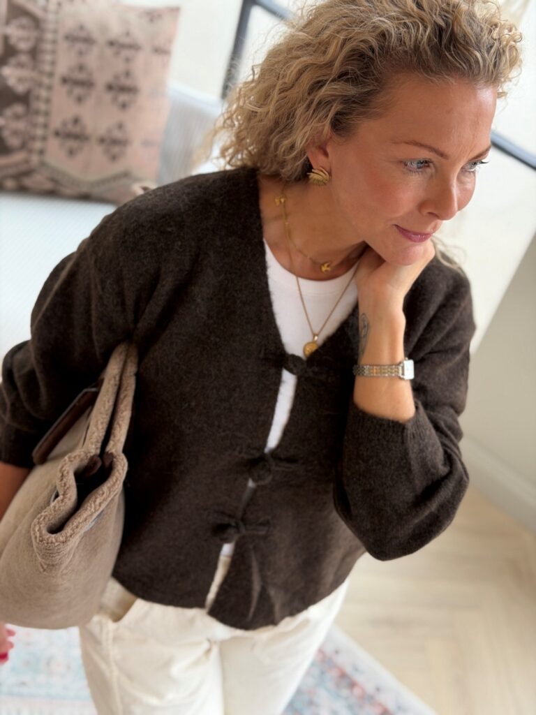 Selected Femme Lulu Duffle Knit Cardigan – Cardigan med duffelknepping