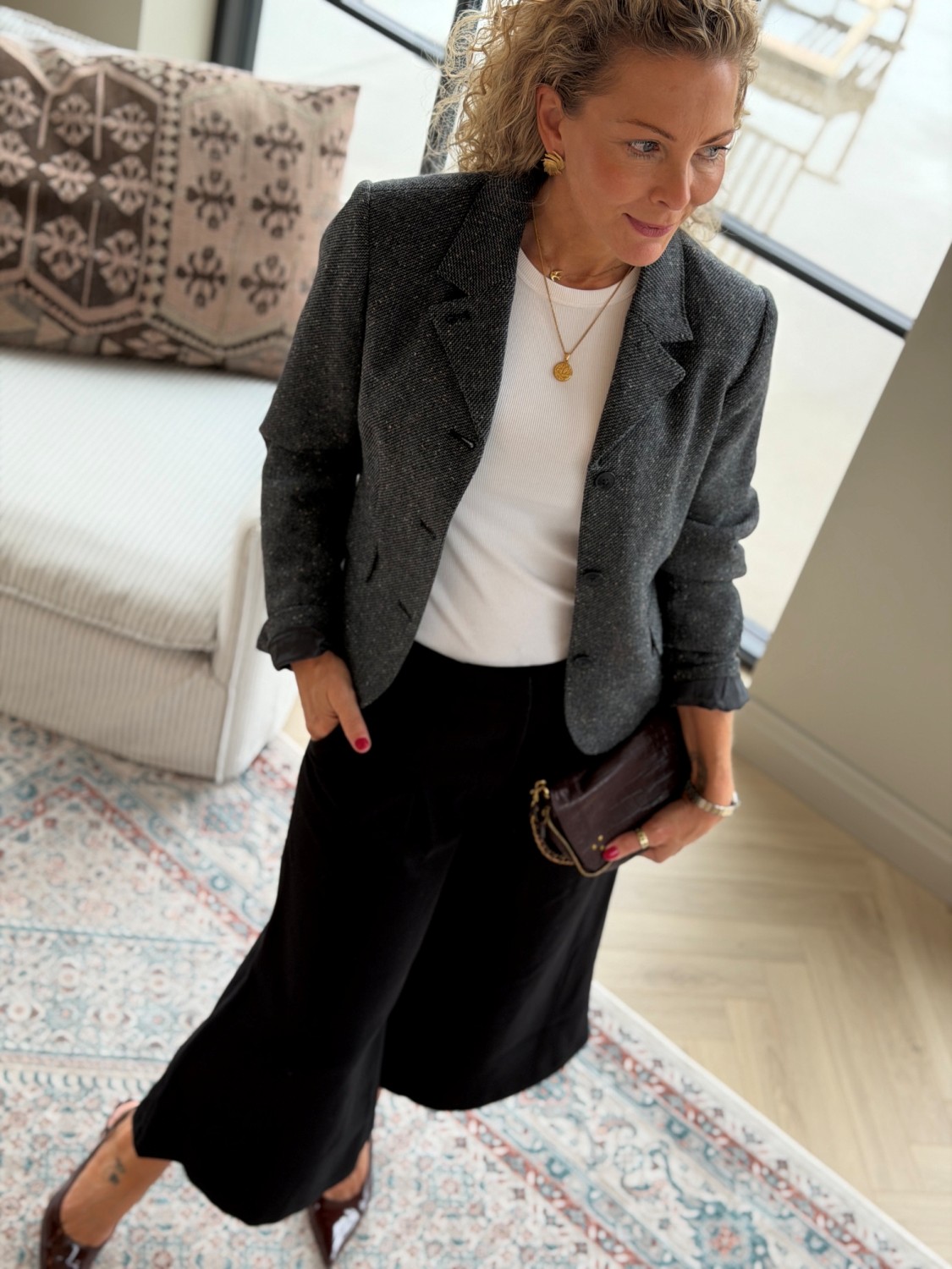 Close To My Heart Cameron Culotte Black – Sort culottebukse