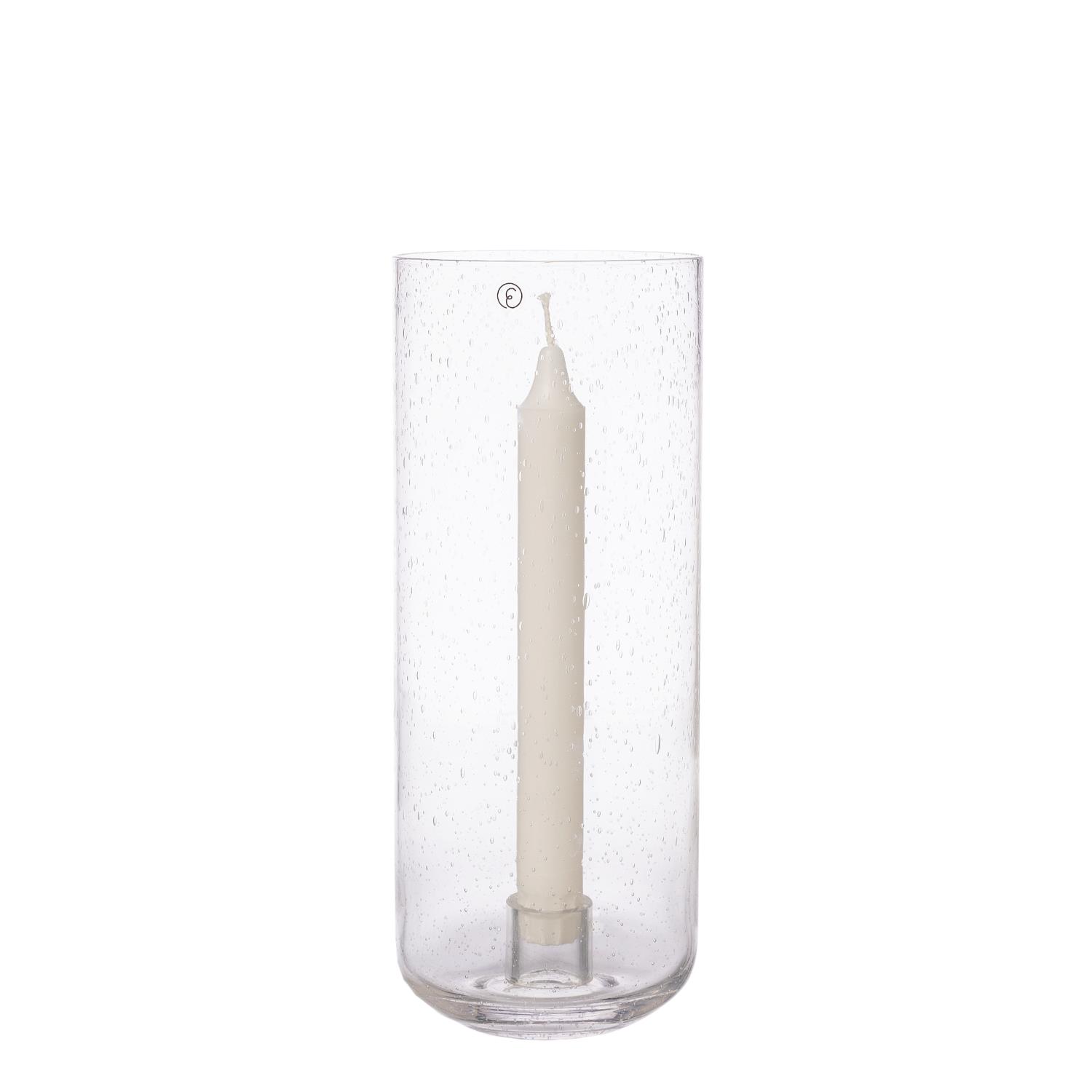 ERNST Lyslykt i Glass – Høy lyslykt 25 cm