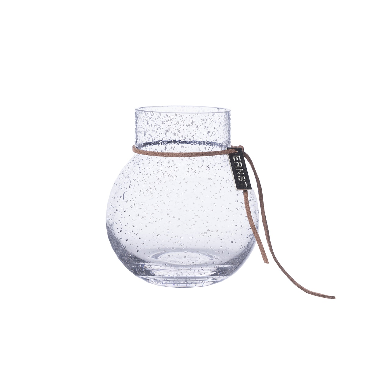 ERNST Bubblig Vase – Liten dekorativ glassvase 10 cm