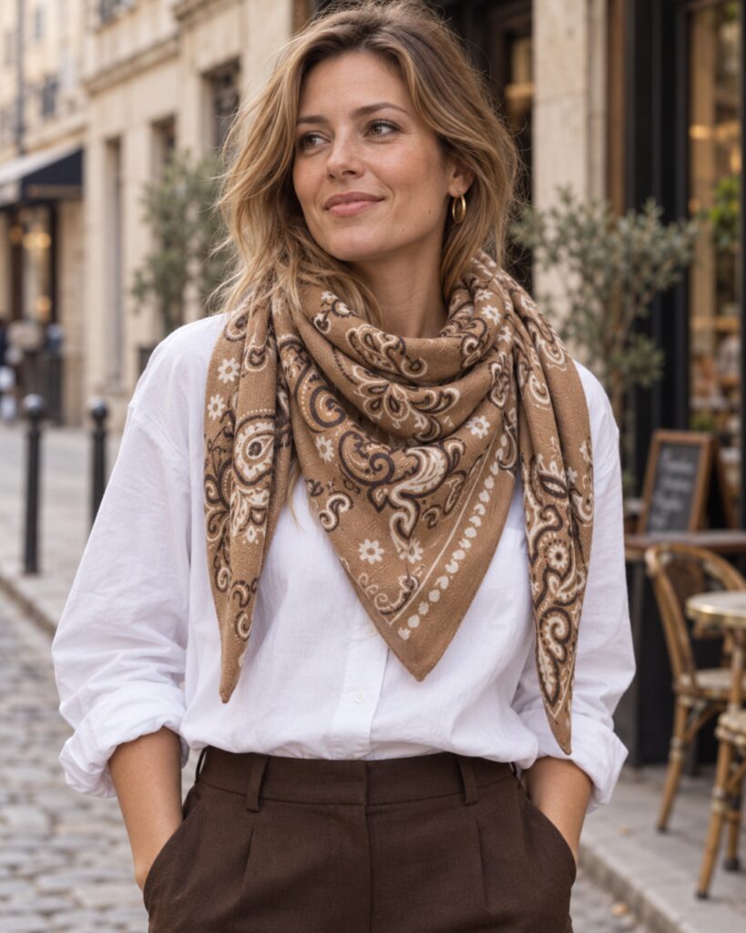 Endless El Paso Caramel – sesongens store paisleyskjerf