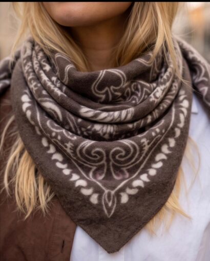 Endless Manipur Scarf Mørk Brun
