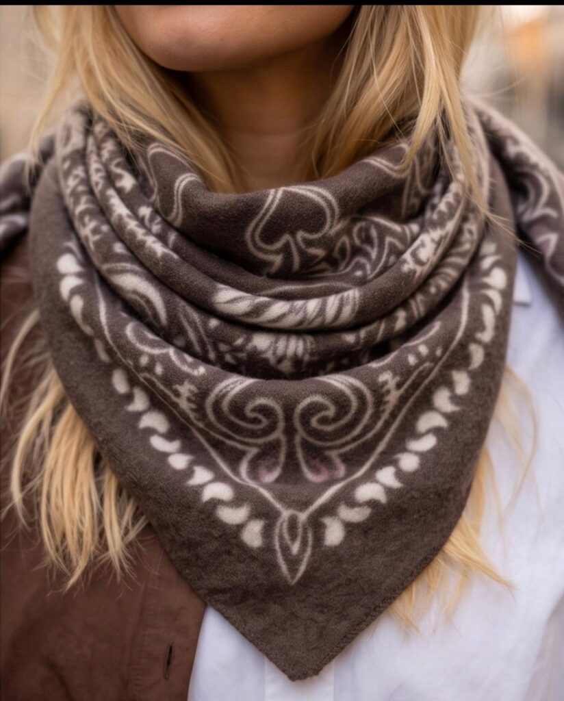 Endless Manipur Scarf Mørk Brun