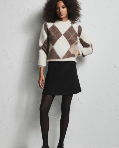 Pia Tjelta Studio Sweater Fred Brown/Beige/Cream