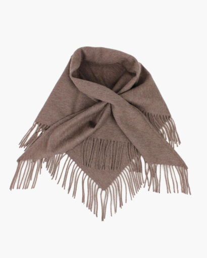 Nohr Oda Wool Triangle Scarf - Trekantskjerf i ull med frynser