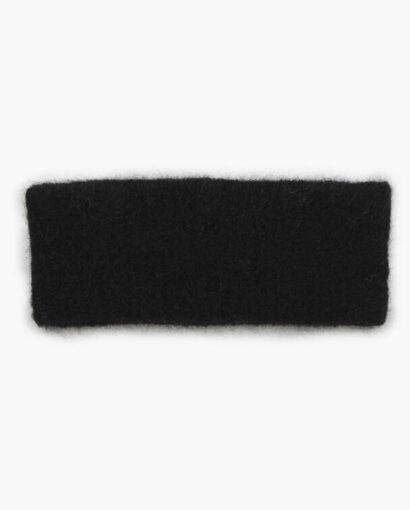 Nohr Gabriella Wool Mohair Headband Black– Pannebånd i ull og mohair