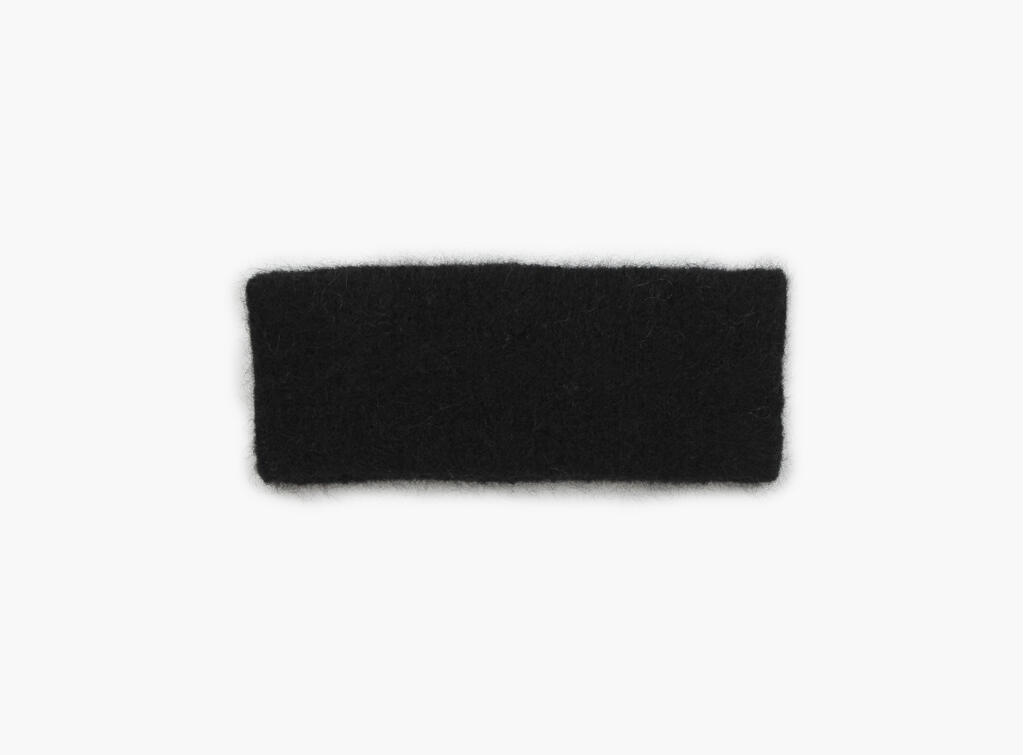 Nohr Gabriella Wool Mohair Headband Black– Pannebånd i ull og mohair